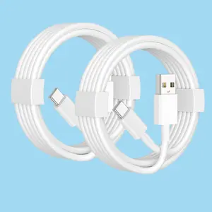 Car Carplay Cable for iPhone 17/17 Pro/Air/16e/16/15 Pro Max/Plus Cable, 2Pack USB A to USB C for CarPlay USBC Cord, iPad, Galaxy, Pixel, Android Accessories Charging Wire Type-C Car Charger Cord 3FT