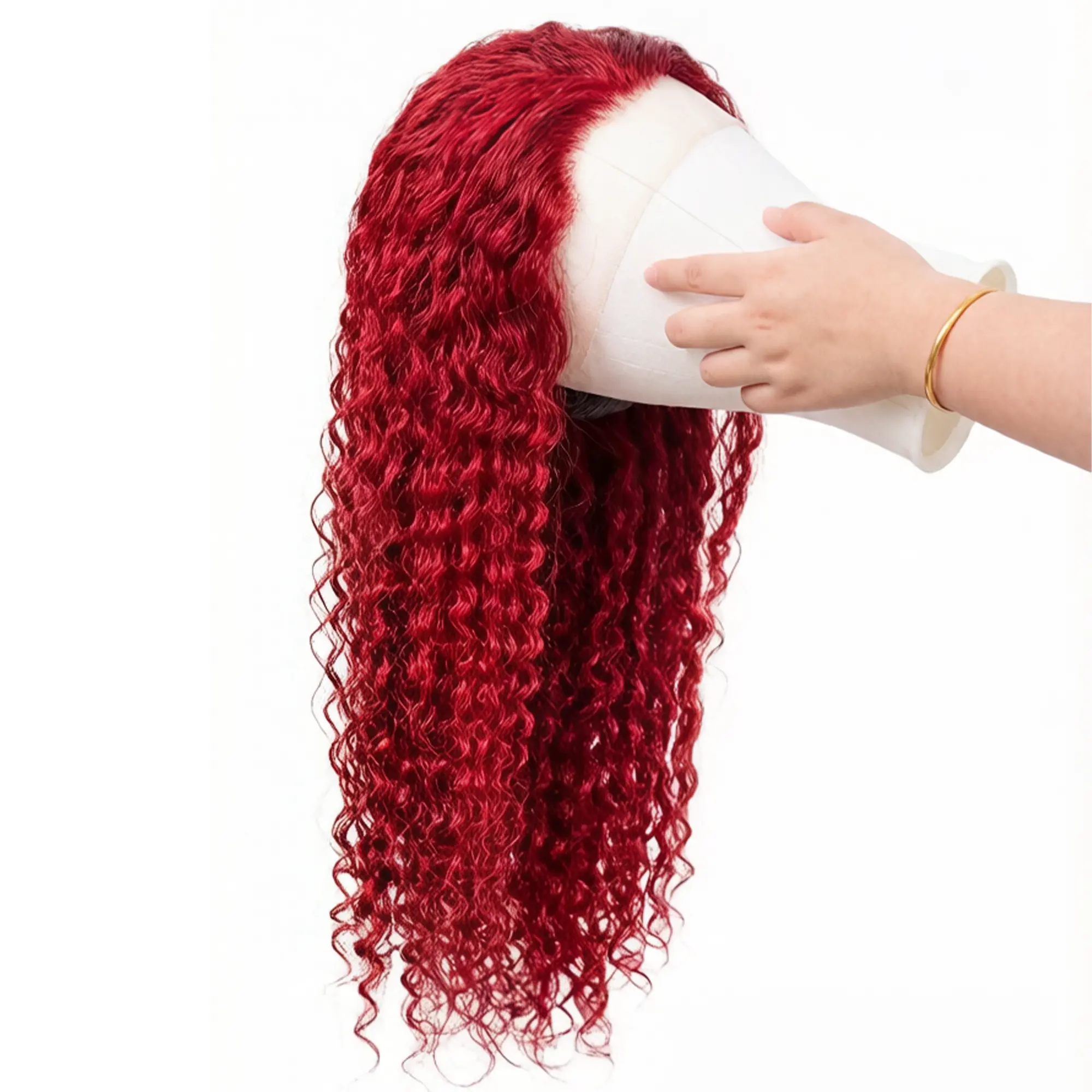 99J Burgundy Body Wave Human Hair Wig 13x6 HD Lace Frontal Wigs Pre Plucked Bleached Knots Human Hair Wigs for Women