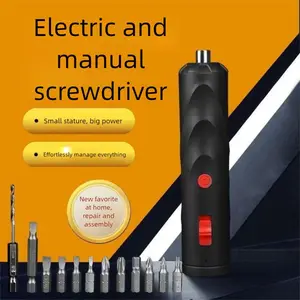 Various specifications of cordless screwdrivers, electric screwdrivers, creative DIY tools - portable electric tools, equipped with 12 different specifications of screwdrivers