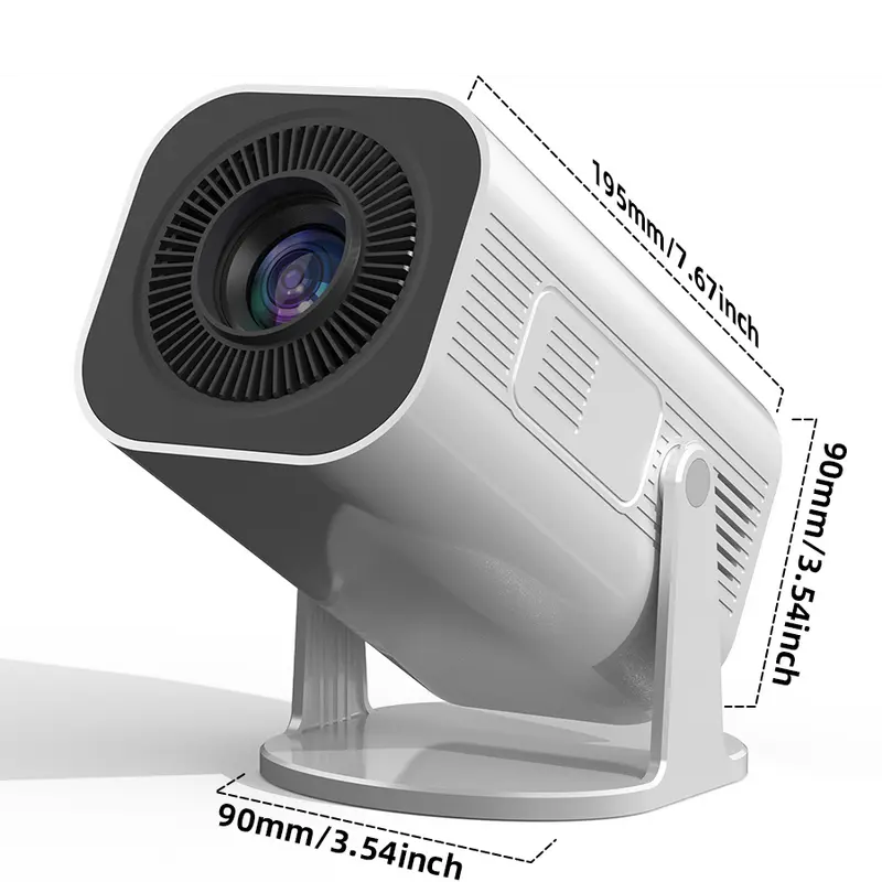 XBJ Diamond Projector 24/5G WiFi 360 Degree HD LED Multifunctional Projector with Built-in Speaker for Home Cinema Outdoor Use and 4K Decoding Ideal Holiday Gift 8