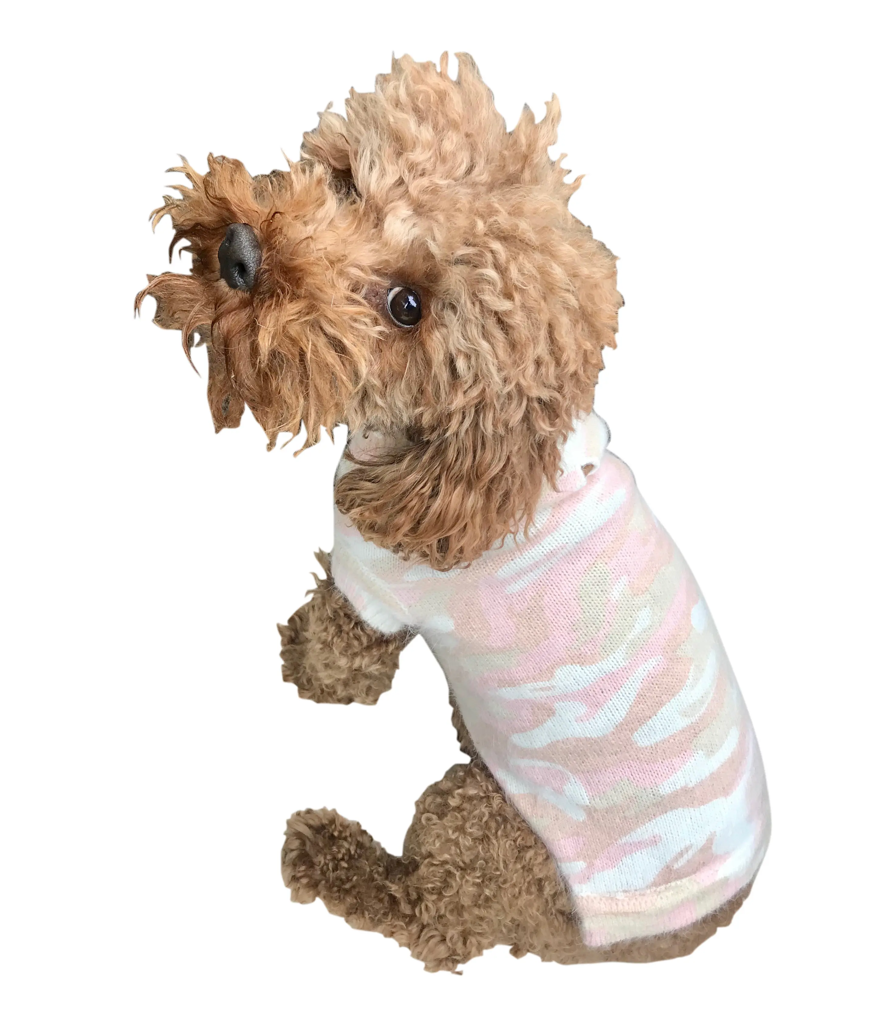 The Dog Squad Camouflage Mockneck, Blush