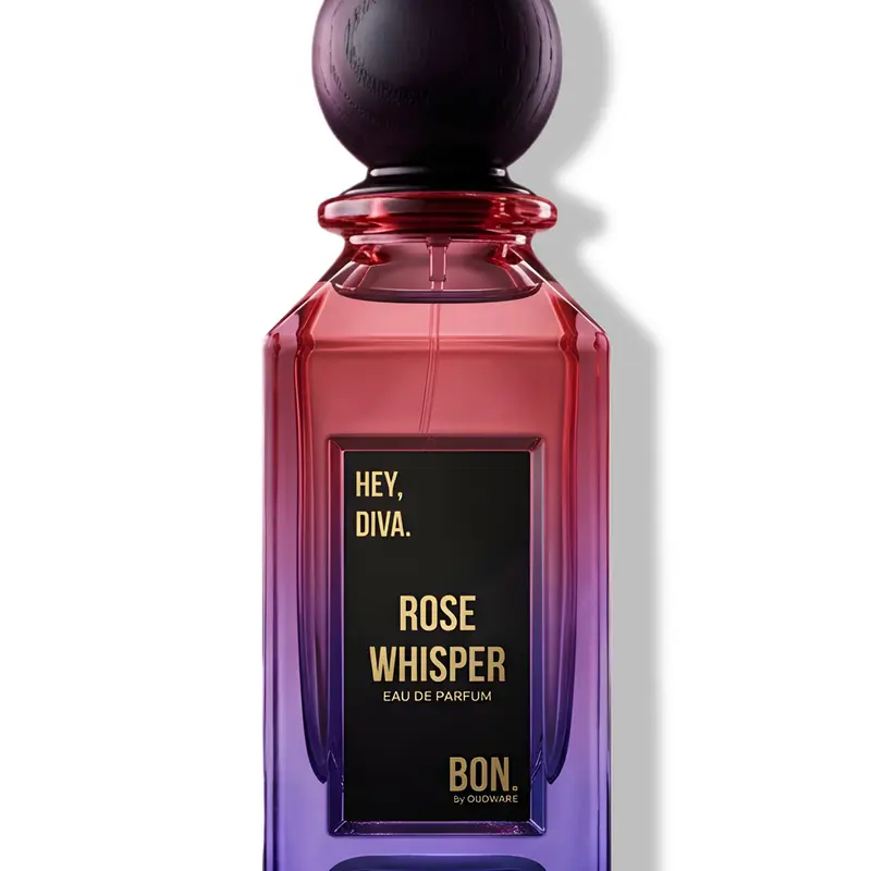 Bon By Oudware Rose Whisper Eau De Parfum (100ml/3.4 Oz) - Floral Women Perfumes, Long Lasting EDP Sprays for Women with Red Fruits, Rose, Musk Notes