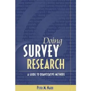 USED Book - Doing Survey Research: A Guide to Quantitative Research Methods by Peter M. Nardi (Paperback) - english