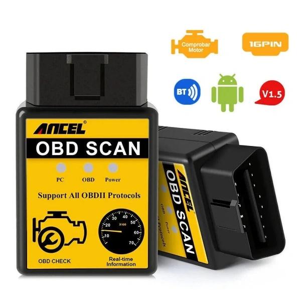 ANCEL Fault Code Reader Bluetooth ELM327 V1.5 Diagnostic OBD2 Car Engine Scanner Tool