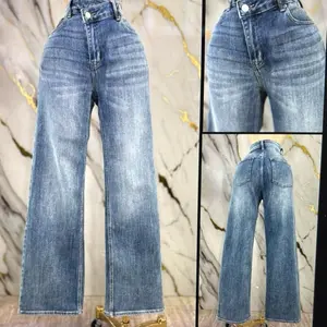 High Waist Wide Leg Jeans for Women - Comfortable & Stylish Denim Pants - Perfect for Casual & Trendy Outfits