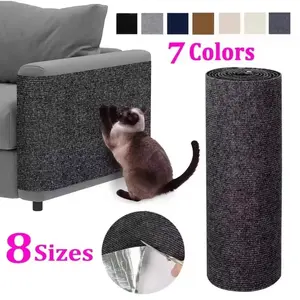 Upgraded DIY Cat Scratching Pad – Self-Adhesive Anti-Scratch Mat for Sofa & Wall, Cuttable, Great for Claw Sharpening & Play, Vertical Scratcher