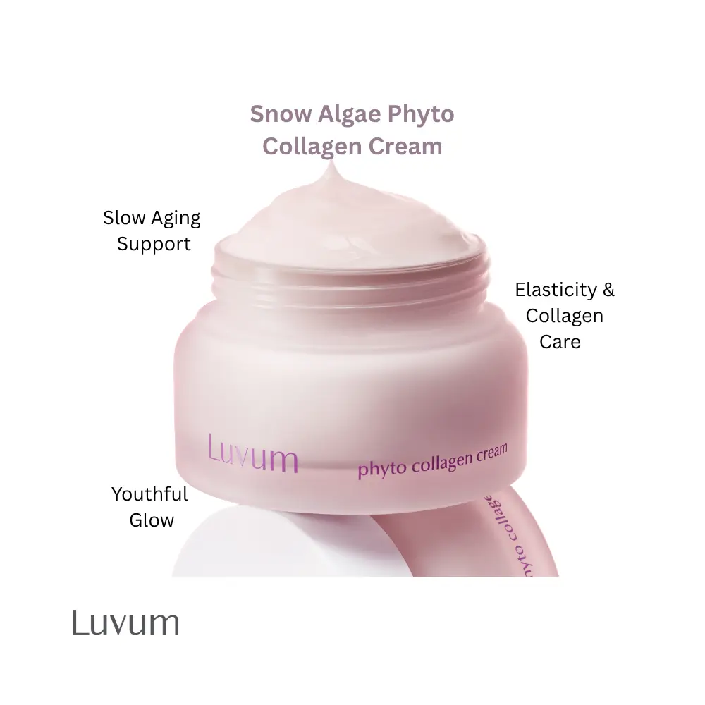 [Luvum Official] Slow Aging Phyto Collagen Cream, Plant-Based Collagen, Night Cream, 1.69 fl. oz