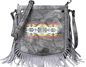 Nu Trendz Aztec Crossbody Bag Lightweight Shoulder Bags Satchel Purse with Multi Zipper Pocket Adjustable Strap High-Quality Materials