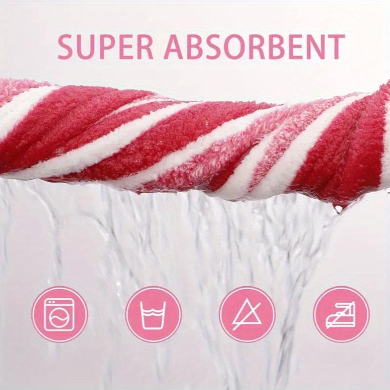 8pcs/set, no hair loss, super water absorption, super soft two-color striped interval bath towel combination, including 2 large bath towels, 2 large face towels, 4 hand towels