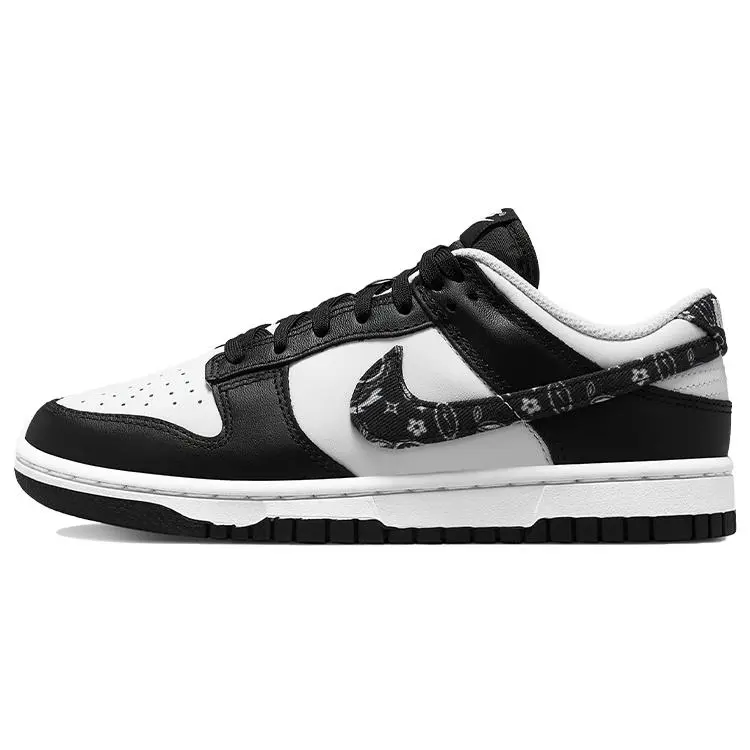 Nike Dunk Low Black Paisley' Retro Skate Shoes Women's DH4401-100