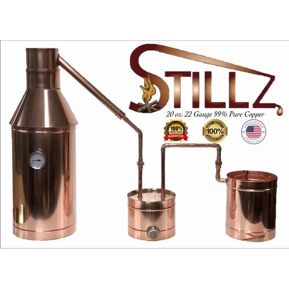 WOW!! 6 Gallon Copper Moonshine Still+Thumper+Worm- Private Listing!