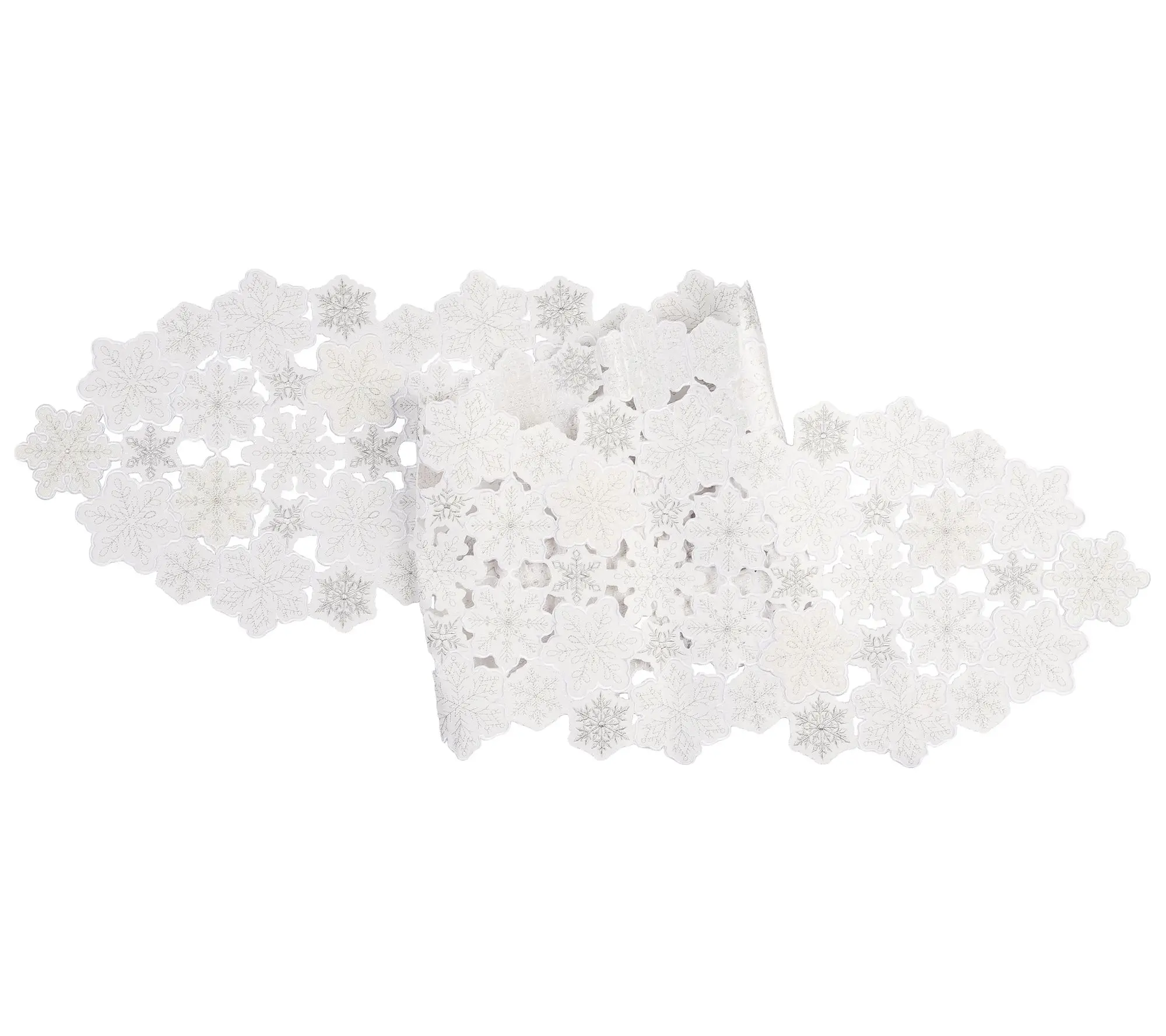 Sparkle Snowflake Table Runner by Valerie