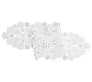 Sparkle Snowflake Table Runner by Valerie