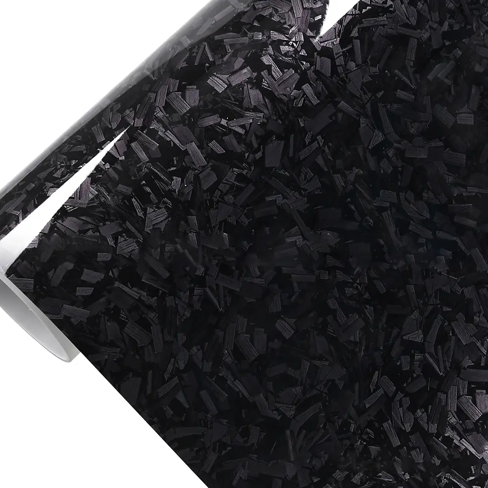 Black Vinyl Headliner wrap Interior Material for Car/Truck/SUV/RV Roof Dashboard, Home Repair/DIY Vinyl Material (Black, 12"×60“)