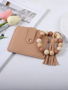 Fashionable Tassel Decor Keychain, Cute Silicone Beaded Keychain for Women & Girls, Trendy All-match Keychain for Birthday Gift,Gifts For Women, Keychain Bag Pendant, Keychain for Bags