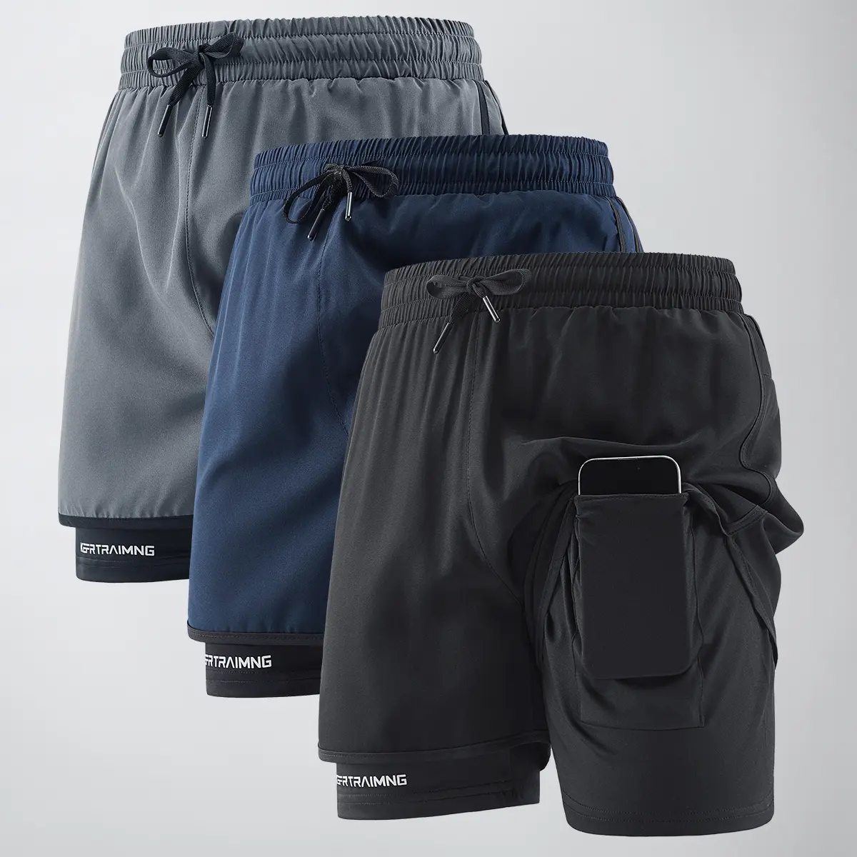 Black navy blue dark gray