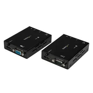 StarTech ST121HDBTL HDbaseT Certified HDMI Extender with IR Extender, HDMI Booster, 210 ft Range - Tech Accessories for Computers & Office Network Components