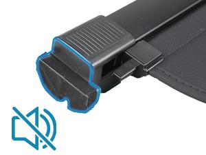 Nilight Trunk Cargo Cover for Audi Q5 2018 2019 2020 2021 2022 2023 2024, Retractable Security Shade Rear Cargo Cover, with Trunk Storage Net