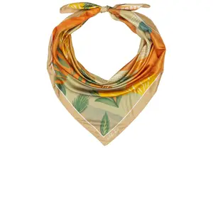 Ettika Coastal Palm Scarf in Coral
