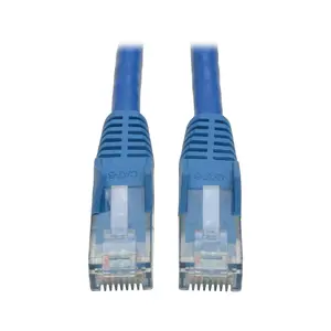 Tripp Lite Cat6 Gigabit Ethernet Snagless Molded Patch Cable UTP RJ45 M & 550Mhz, Blue - 8 ft.