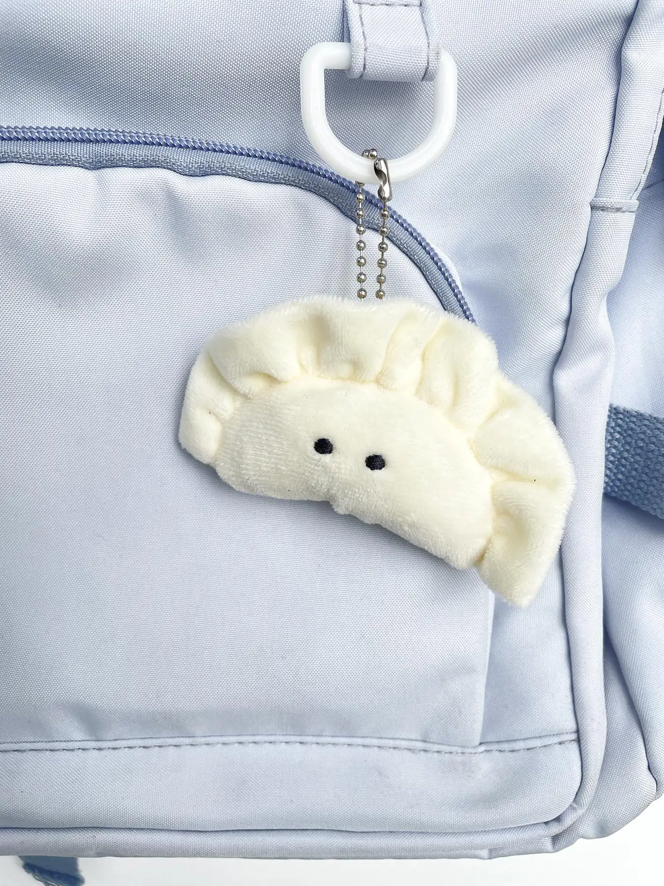 Cute Dumpling Design Bag Charm, Creative Novelty Bag Decoration, Bag Keychain for Women & Girls, Perfect for Bag Decor