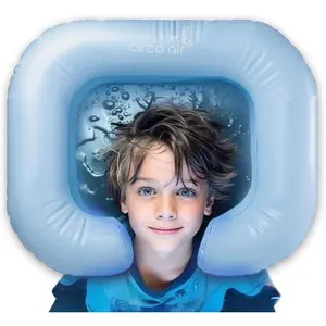 Air Portable Shampoo Bowls For Home - Inflatable Hair Washing Station for Kids, Basin For Bedridden, Portable Sink for Washing Hair, Dread Locs Detox Tub, Blow Up Shampoo Basin