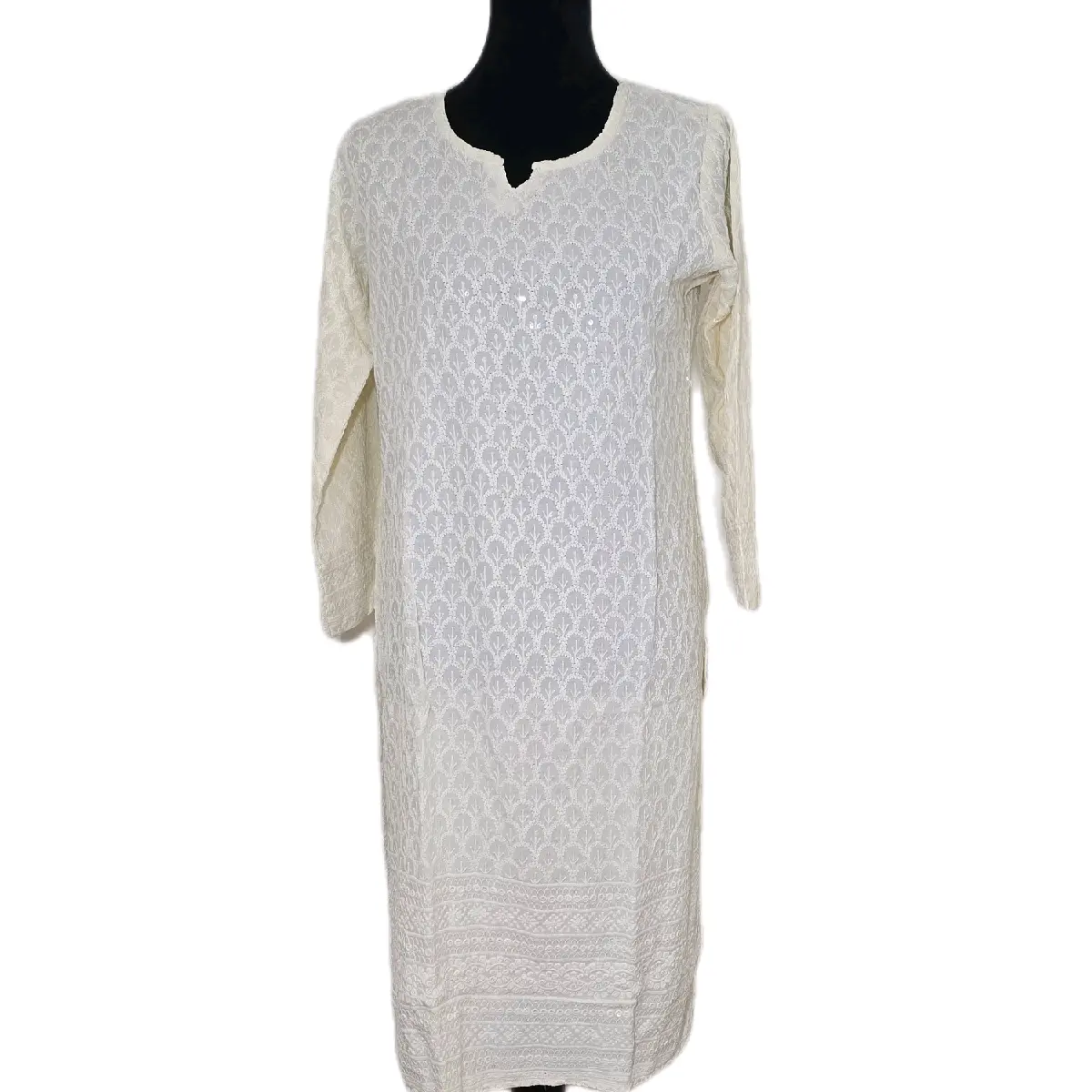 Chikankari Kurthi Dress for Women - Traditional Indian Clothing