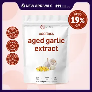 Micro Ingredients Odorless Aged Garlic Extract, 300 Softgels