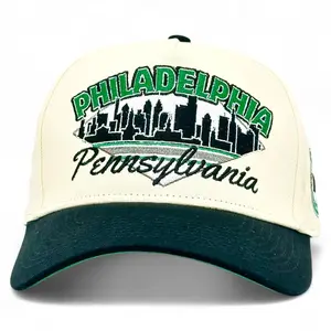 Vintage Philadelphia Snapback - Eagles Colors - Skyline Design – Shells Vintage Hat Co