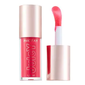 Juicy Lip Oil Moisturizing Formula for Smooth, Plump, Glossy Lips Hydrating Glowing Lipgloss Long-Lasting rem beauty