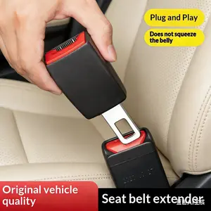 Heavy Duty Universal Vehicle Seat Belt Extender Adjustable Safety Strap Extension with Strong Metal Buckle for Car Truck SUV