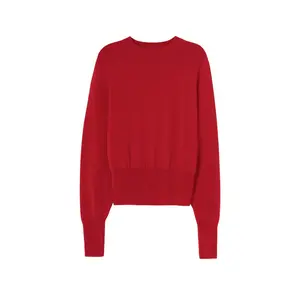 Merino Wool Sweater in Red, from Cordera