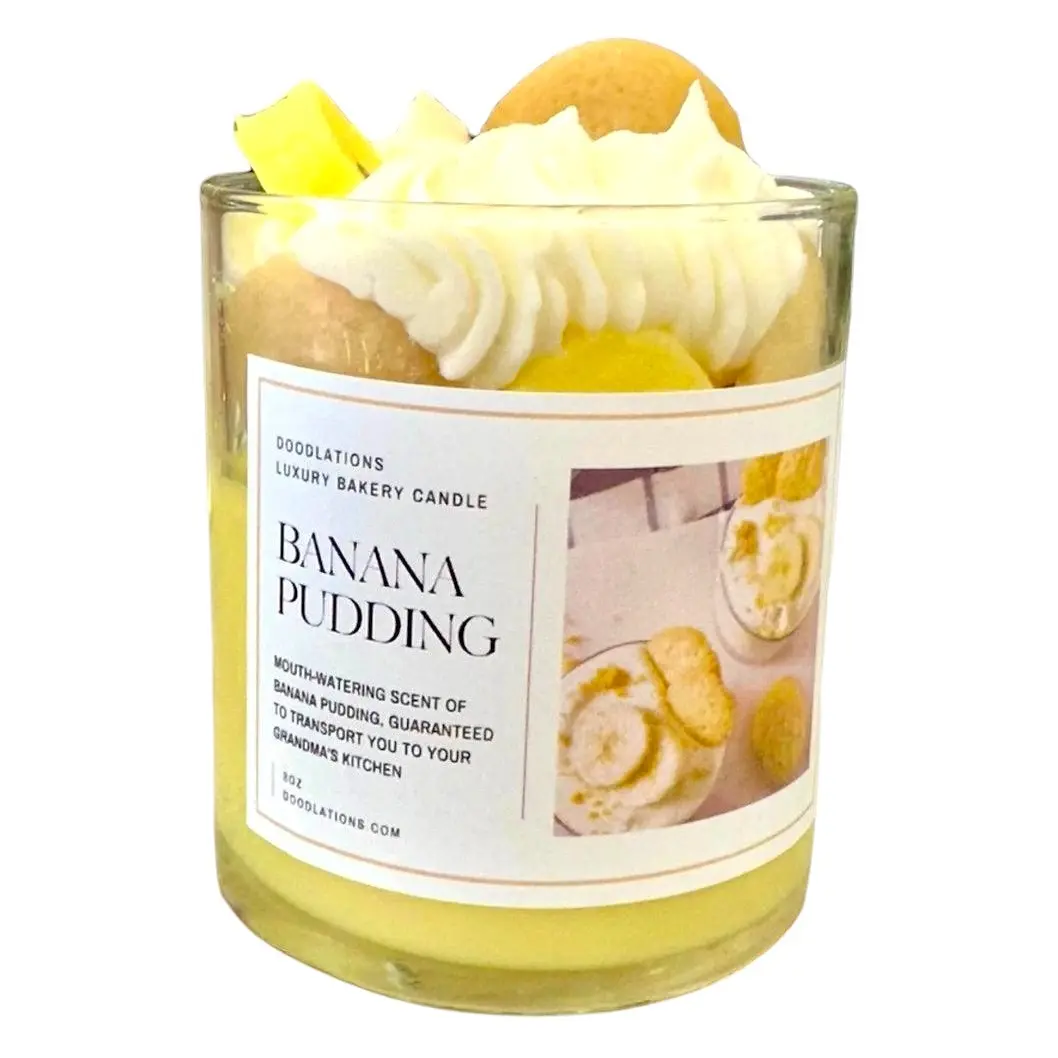 Banana Pudding Luxury Bakery Candle