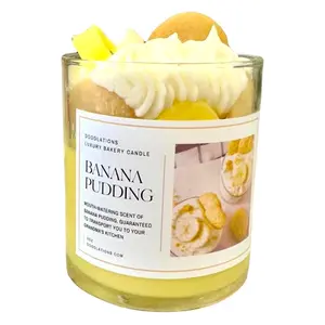 Banana Pudding Luxury Bakery Candle