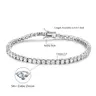 GEMSME Unisex 6mm Brass Round Cut Cubic Zirconia Waterproof Tennis Bracelet - 6 inch (Women), Tennis Chain, Bracelets for Women, Easy Layering, High-Quality Sohochic Casual Jewelry, 30-Day Quality Guarantee Gift