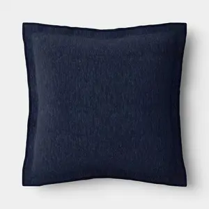 20"x20" Square Outdoor Throw Pillow Navy Blue - Threshold