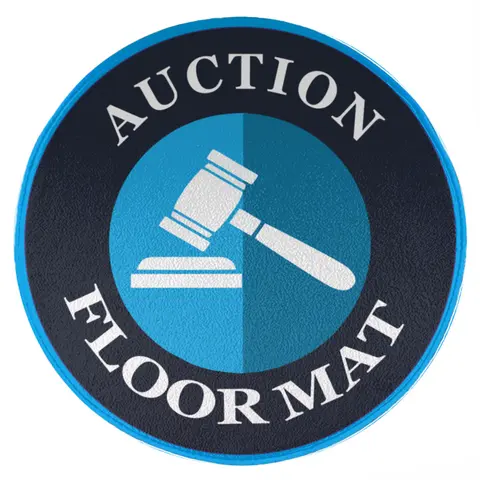 32 Inch Floor Mat - Round Design, Suitable for Living Rooms, Bathrooms, Kitchens, Shower Areas, Entryways, Durable & Easy to Clean