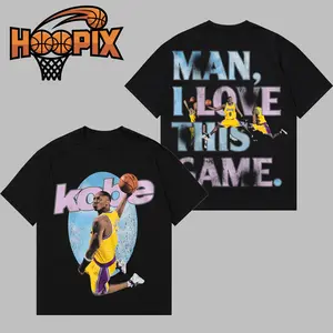 HOOPIX - LOVE THE GAME Premium Cotton Hoodie T-Shirt (Made In USA), Kobe Fans Shirt, Game Day Outfits, Gift For Golden State Basketball Fans, Basketball Graphic Tee Hoodie
