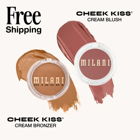 Milani Cosmetics Cheek Kiss Cream Bronzer + Blush BUNDLE