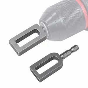 GJAHSH Professional Rebar Tie Wire Twisting Tool for Drills - 2PCS Heavy Duty Steel Wire Twister with 6mm Hex Shank for Construction and Fencing Projects fathersdaygift fathersdaygift