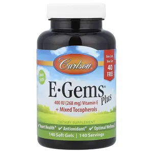 Carlson E-Gems® Plus, 140 Soft Gels