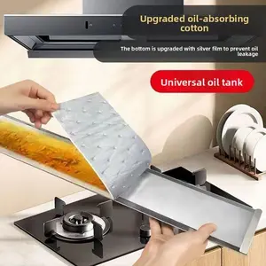 Thickened oil-absorbing cotton type silver gray film kitchen oil-absorbing paper for range hoods and oil tank pads