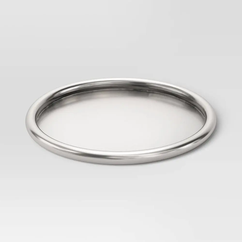 Silver Round Tray - Threshold Silver Round Tray - Threshold