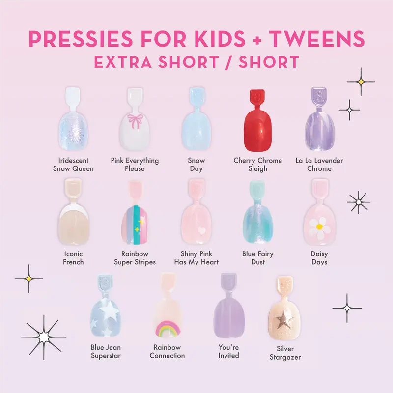 Extra Short / Short Pressies For Kids + Tweens
