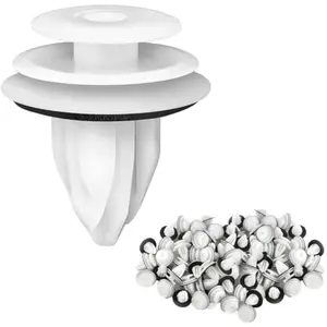 50PCS Universal Door Trim Panel Retainer Clips – Automotive Door Panel Fastener Set, Replacement Clips Compatible with 90467-A0005 for Most Vehicles, Durable Car Interior Repair Accessories