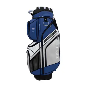 Golf Cart Bag, 14-Way Top Divider with Multiple Storage Pockets, Lightweight & Durable Golf Bag for Men, Cart-Friendly Design