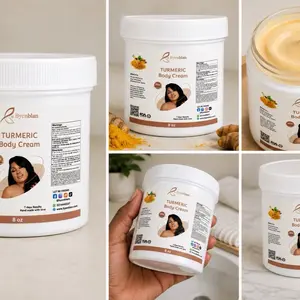 Byenblan Turmeric Body Cream - 8 oz Hydrating Body Care Moisturizer, Quick-Absorbing Formula
