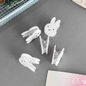 Miffy Acrylic kawaii pp clips for fixing test papers storing female students' sticky notes and diaries and organizing documents
