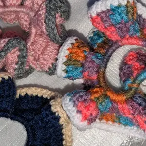 Knitted Scrunchies