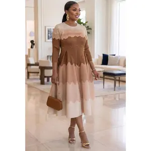Maribelle Bounce Dress| Brown (PRE-ORDER) . Second restock ship date is July 5th